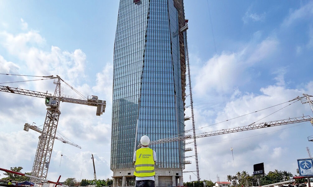 Betonpumpentechnik von Schwing Stetter für extreme Förderhöhen Schwing Stetter