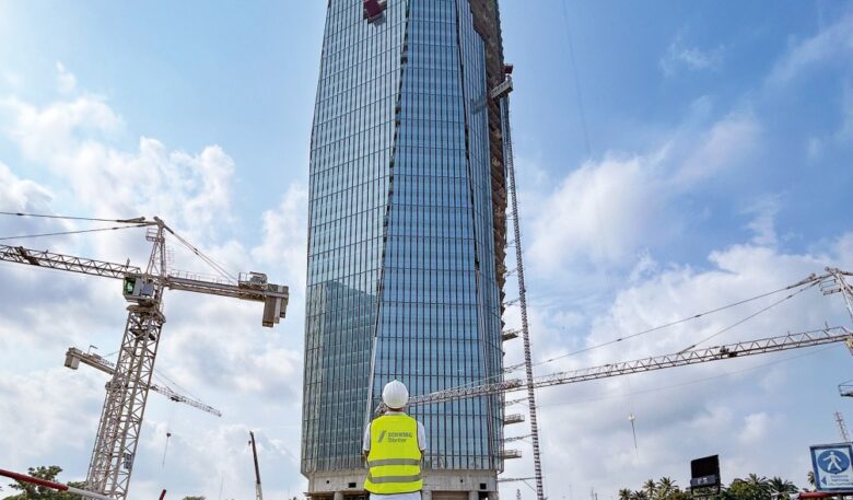 Betonpumpentechnik von Schwing Stetter für extreme Förderhöhen