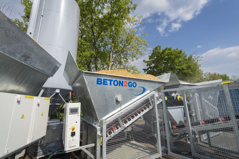 Recycling auf Knopfdruck Beton2Go