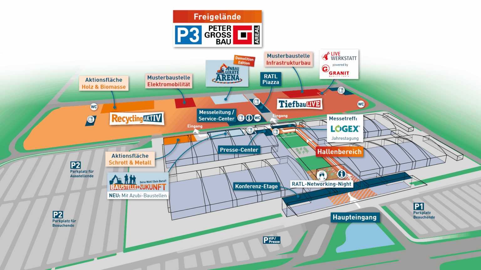 Recycling Aktiv Tiefbau Live Messeplan 2025
