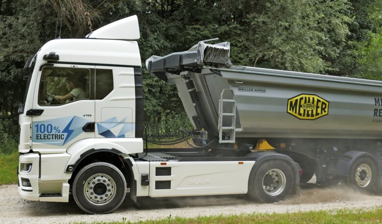 Elektro-Trucks von MAN wie gemacht für den Bauverkehr