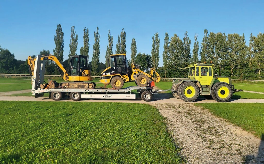 Flexibles Fahrzeug für Geltendorfer Galabauer Fliegl