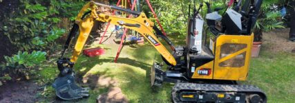 Der Mikrobagger SY 10 U von Sany