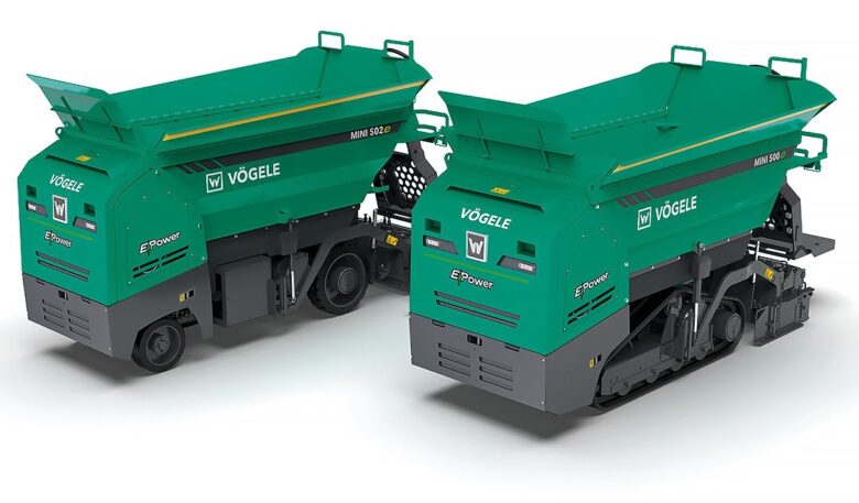 Fertiger und Walzen lokal emissionsfrei