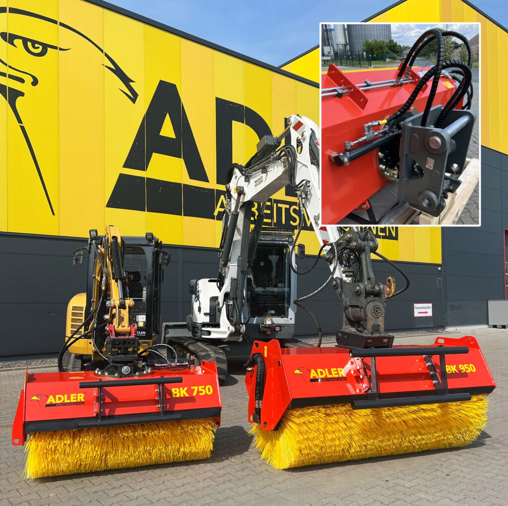 Jetzt kompatibel mit hydraulischen Schnellwechslern