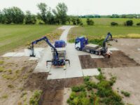 Vp TPA liefert und verlegt mobile Fahrplatten