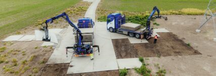 Vp TPA liefert und verlegt mobile Fahrplatten