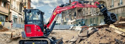 Yanmar optimiert beim neuen SV39 die Gewichtsverteilung