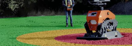 Immer in richtiger Distanz zur Maschine