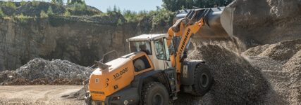 Jubiläumsradlader überzeugt im Granitabbau