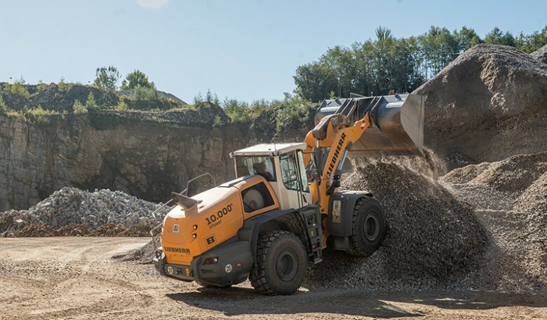 Jubiläumsradlader überzeugt im Granitabbau