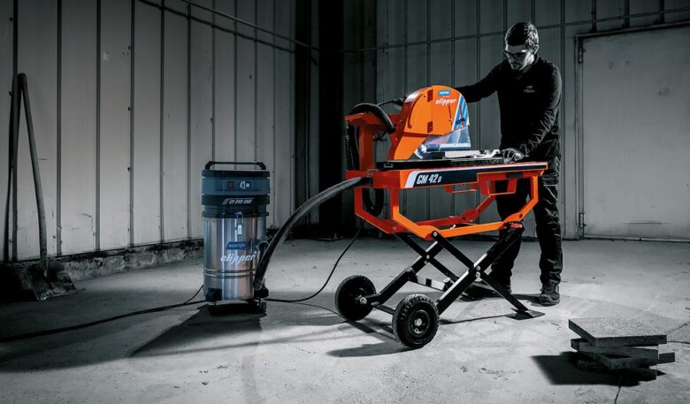 Steinsäge CM42 D von Norton Clipper mit Staubkanalsystem