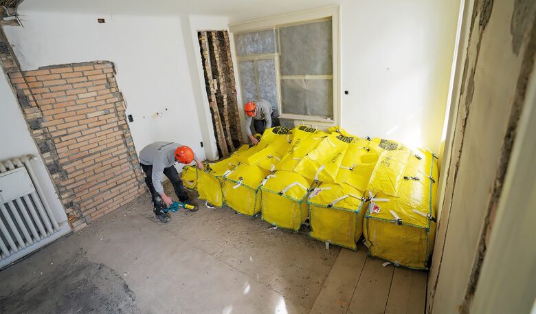 Bremst Stürze aus geringen Höhen