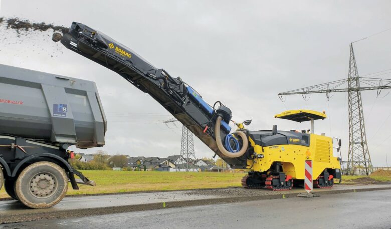 Absaugeinrichtungen für Feinstaub bei Straßenfräsen