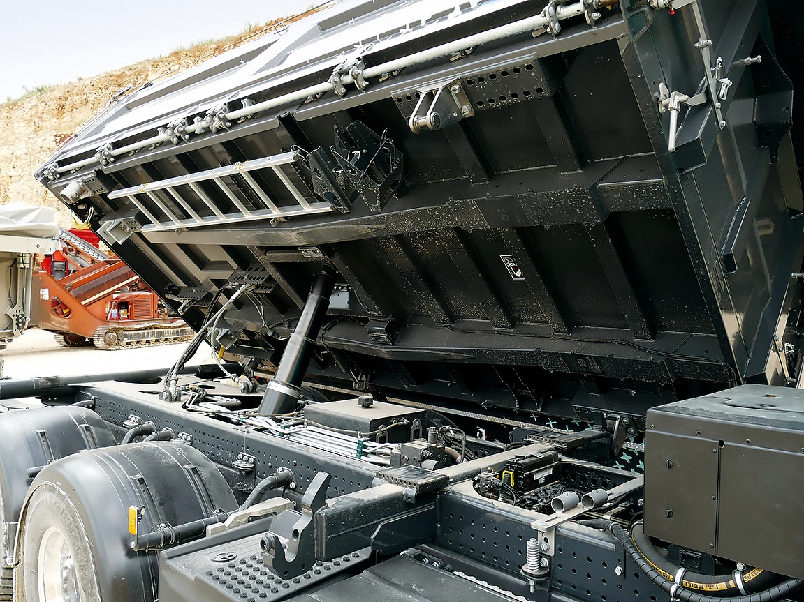 Volvo, Meiller, Schwarmüller