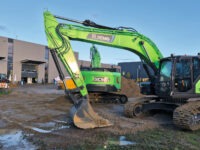 bd-Testrunden mit den vollelektrischen Baumaschinen von XCMG