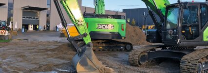 bd-Testrunden mit den vollelektrischen Baumaschinen von XCMG