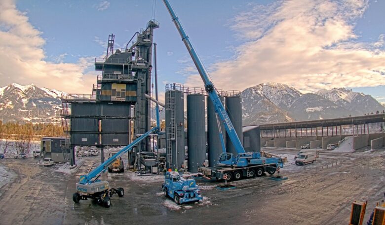 Umsetzung und Zusammenführung zweier Asphaltmischanlagen