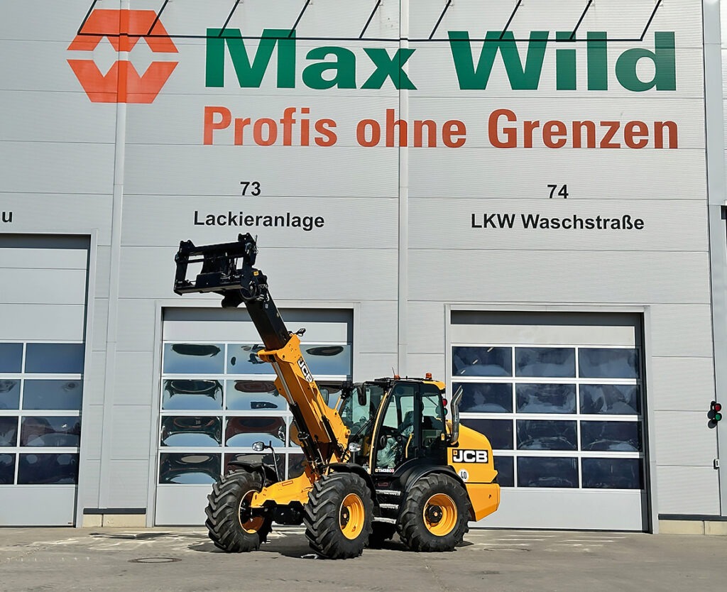 Anlaufstelle für JCB-Maschinen in Süddeutschland Max Wild