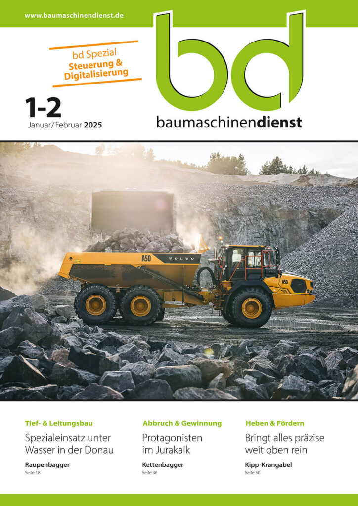 Titelbild bd Baumaschinendienst 1-2/2025