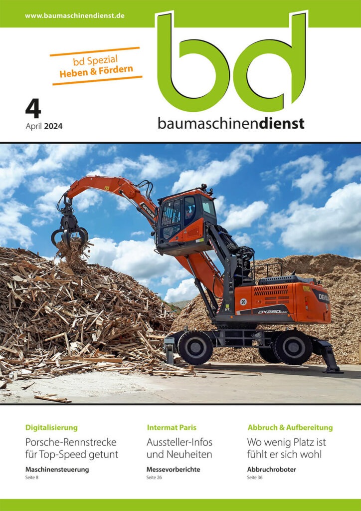 Titelbild bd Baumaschinendienst 4/2024