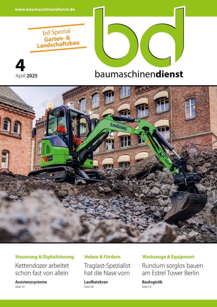 bd baumaschinendienst Ausgabe 5/2025 Titelseite
