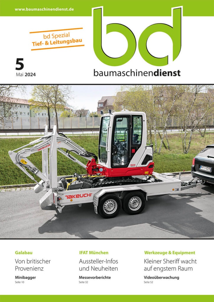 Titelbild bd Baumaschinendienst 5/2024