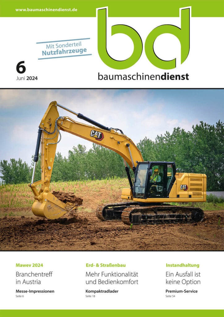 Titelbild bd Baumaschinendienst 6/2024