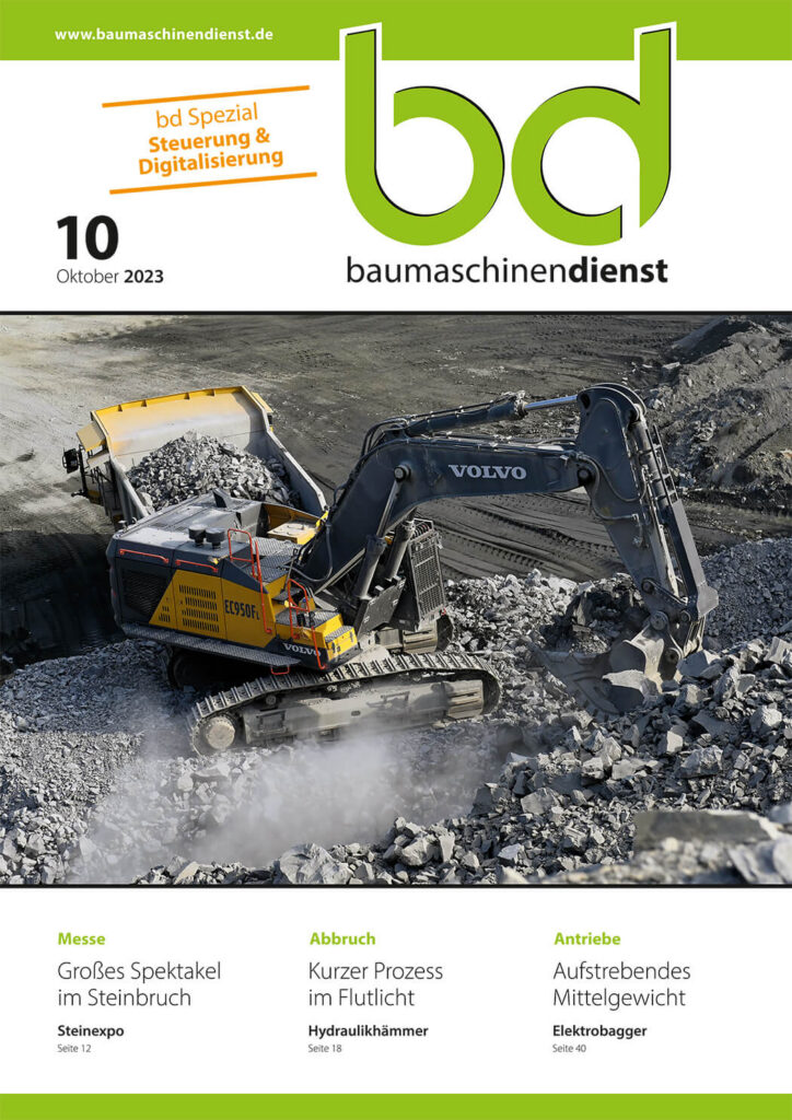 Titelbild bd Baumaschinendienst 10/2023