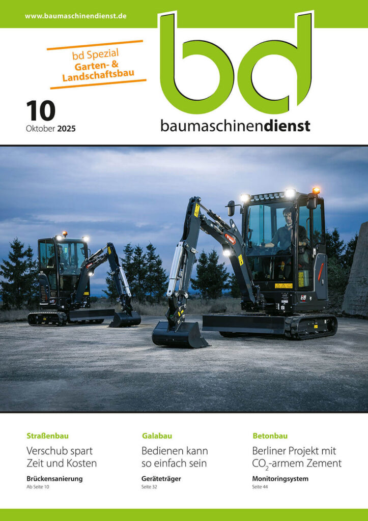 Titelbild bd Baumaschinendienst 10/2025