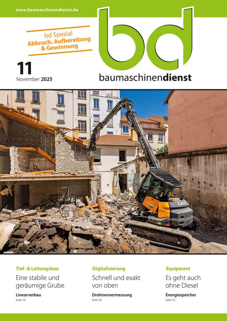 Titelbild bd Baumaschinendienst 11/2025