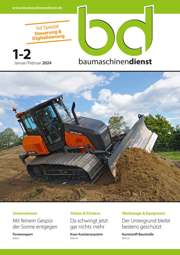 Titelbild bd Baumaschinendienst 1-2/2024
