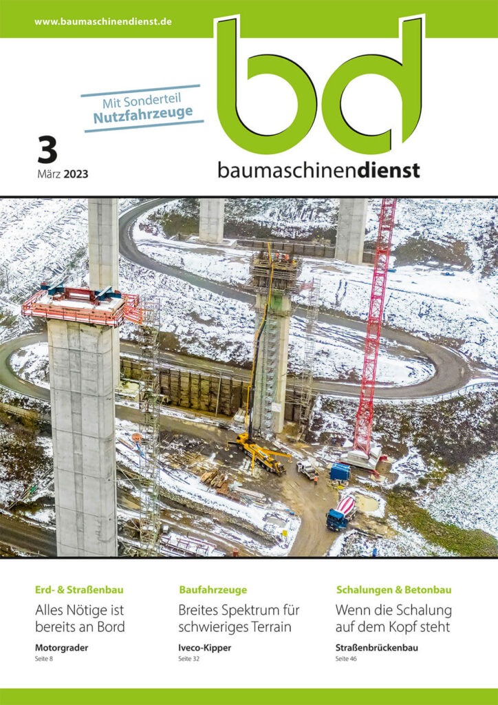 Titelbild bd Baumaschinendienst 3/2023