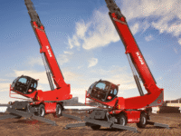 Neue Teleskopstapler mit neigbarer Kabine