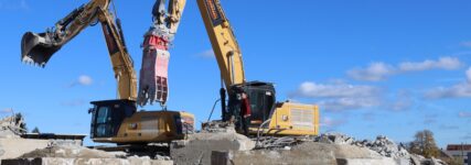 Cat-Maschinen schaffen Platz für Neues