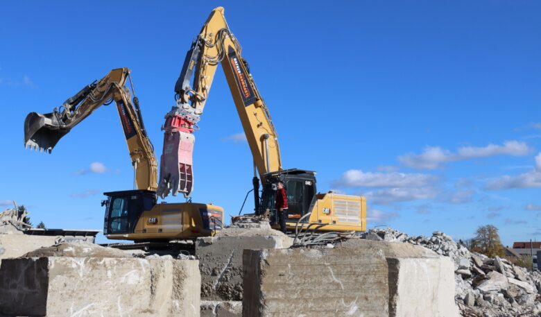 Cat-Maschinen schaffen Platz für Neues