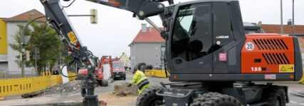 Leitungsbau-Heimspiel für den Atlas 155 W