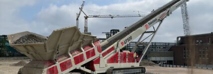 Mobiles Haldenband optimiert Baustellenlogistik