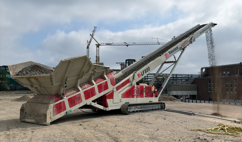 Mobiles Haldenband optimiert Baustellenlogistik