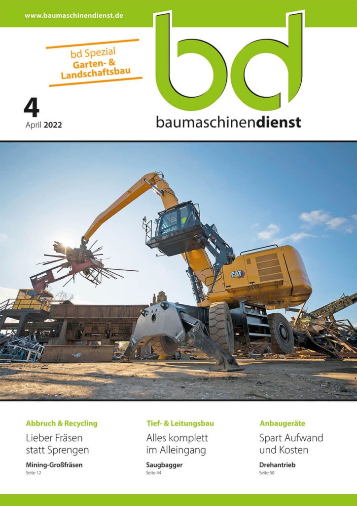 Titelbild bd Baumaschinendienst 4/2022