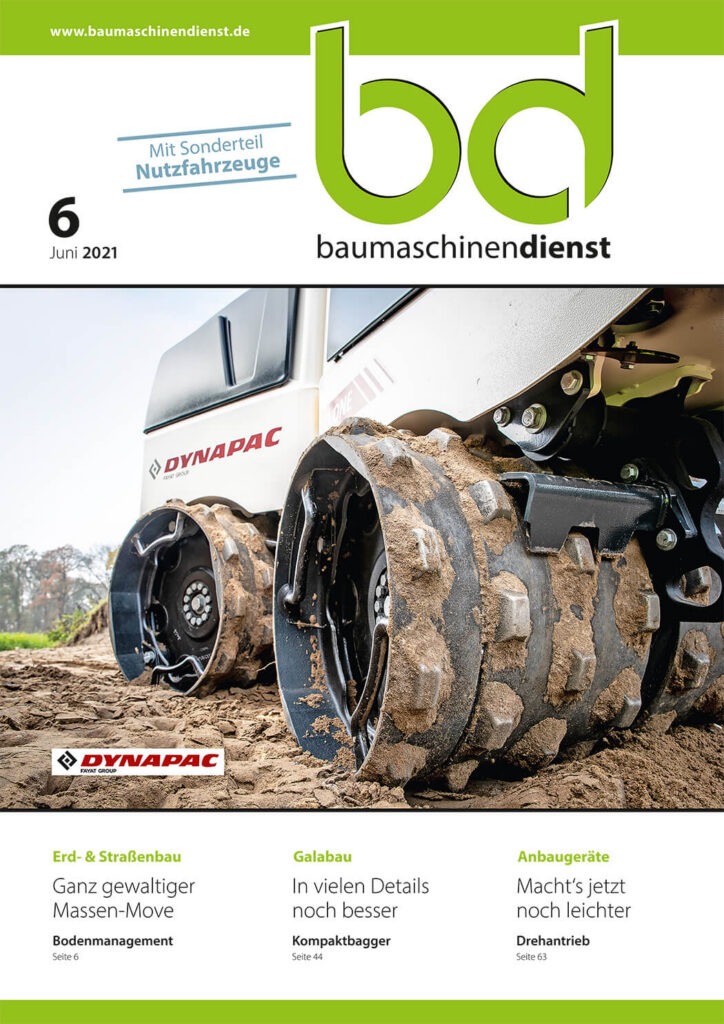 Titelbild bd Baumaschinendienst 6/2021