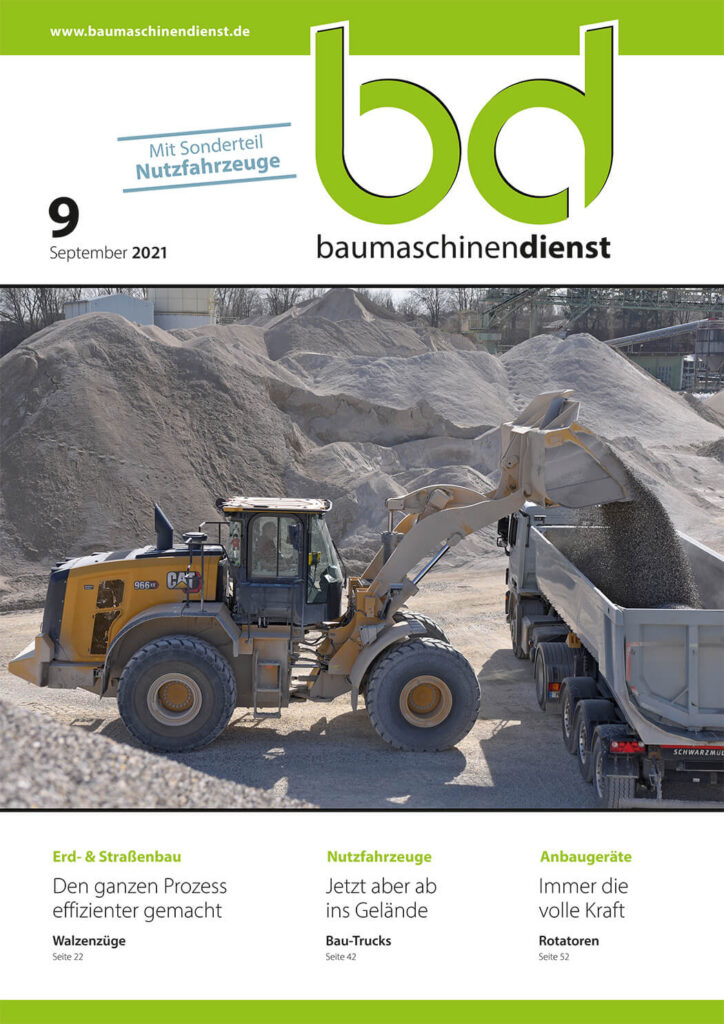Titelbild bd Baumaschinendienst 9/2021