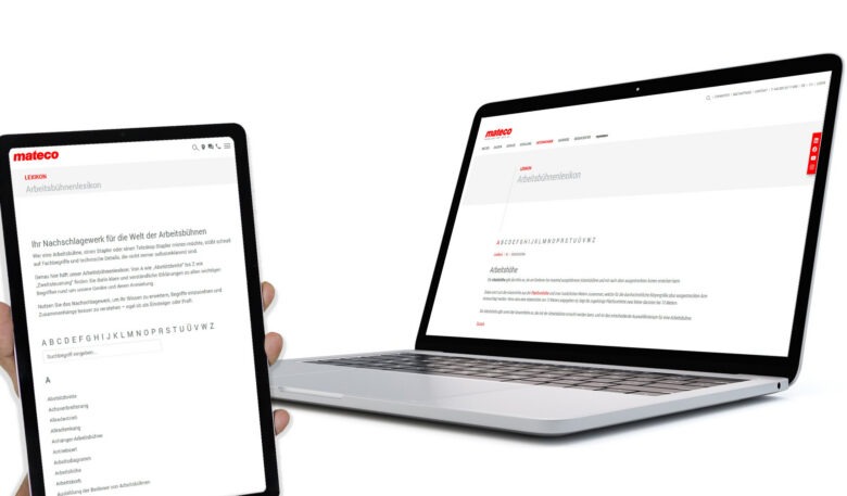Arbeitsbühnenlexikon erleichtert die Geräteauswahl