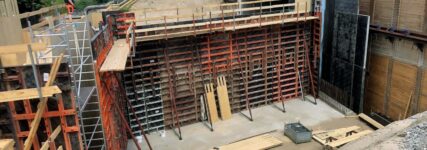 Wandschalung und Beton-Monitoring von Paschal überzeugen bei Infrastrukturprojekt