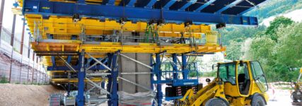 Unikit-Lösung von Doka meistert logistischen Stresstest im engen Tal