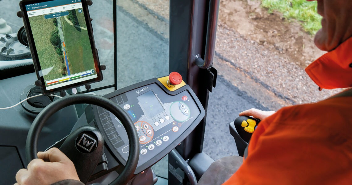 Hamm liefert Dichte-Daten in Echtzeit Wirtgen Group, Hamm