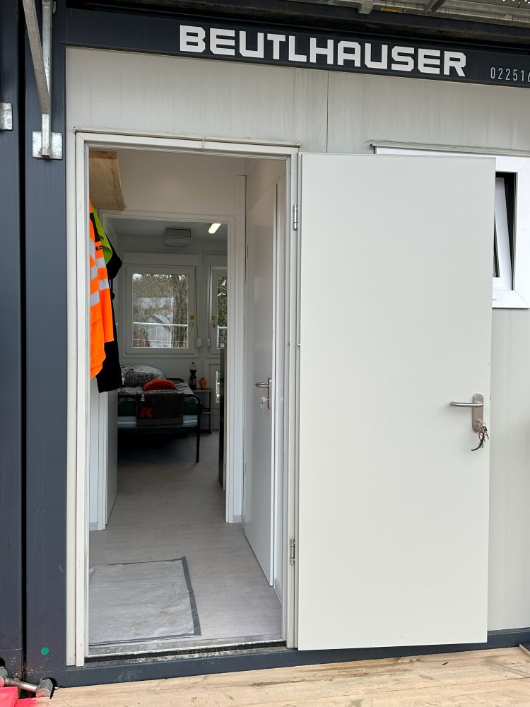 Beutlhauser Wohn-Container für die Baustelle