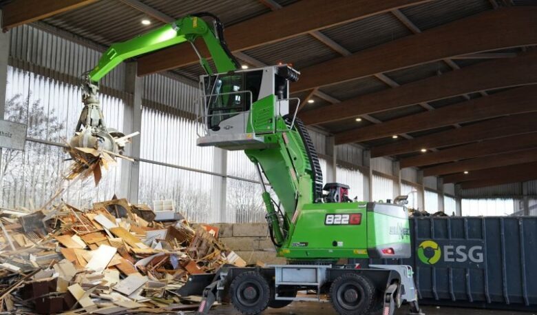 Zwei Sennebogen 822 G stärken die kommunale Abfallwirtschaft