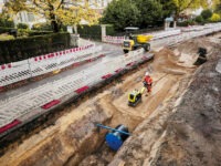 Neue Verdichter und Zero-Emission-Baugeräte von Wacker Neuson im Innenstadt-Einsatz