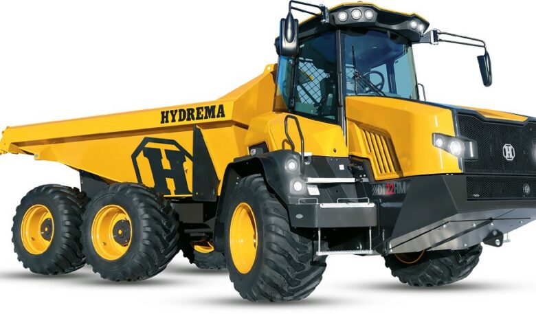 Hydrema stellt neuen Knick-Gelenk-Dumper DT22 vor